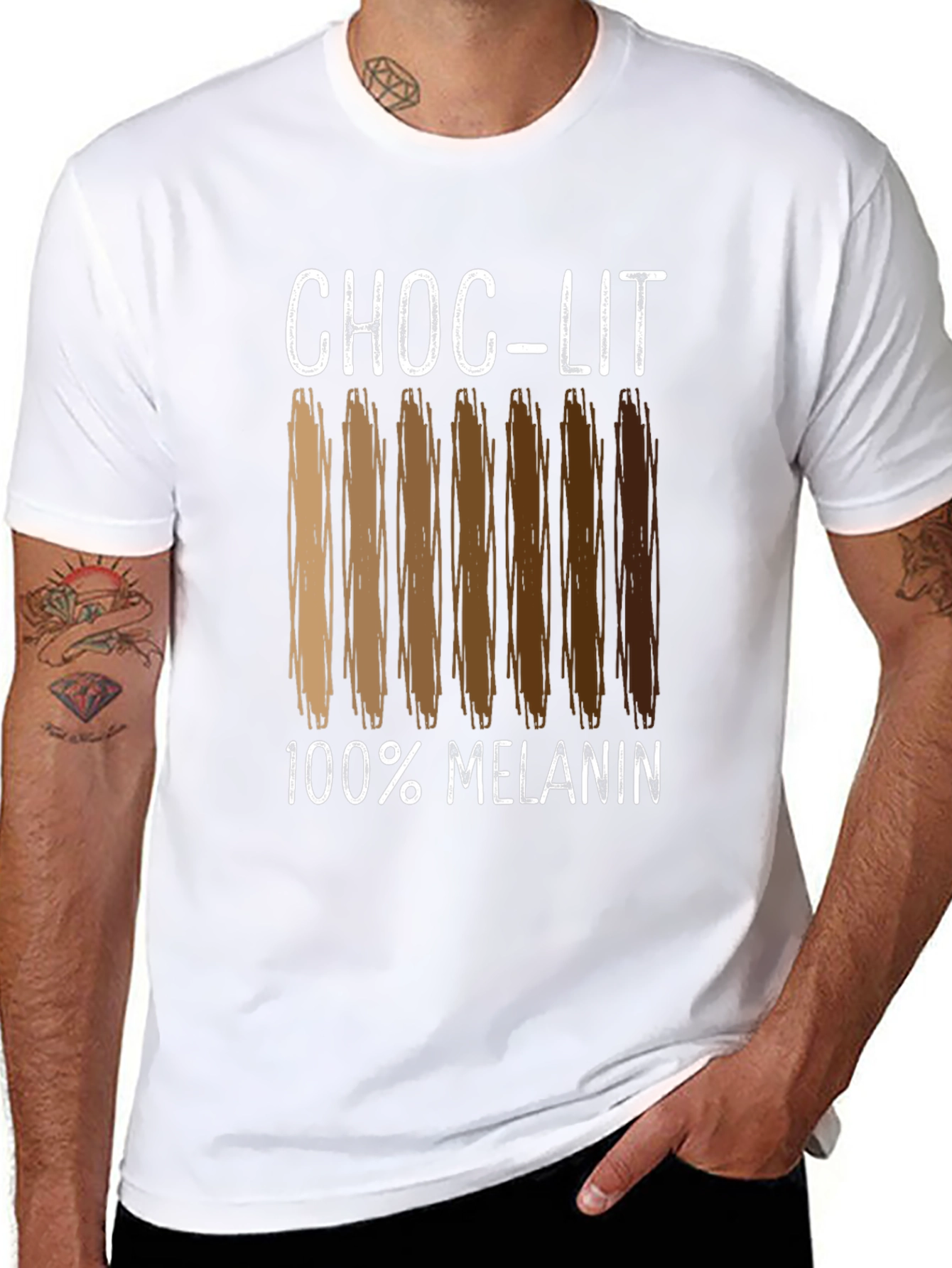 Choc-Lit 100% Melanin T-Shirt