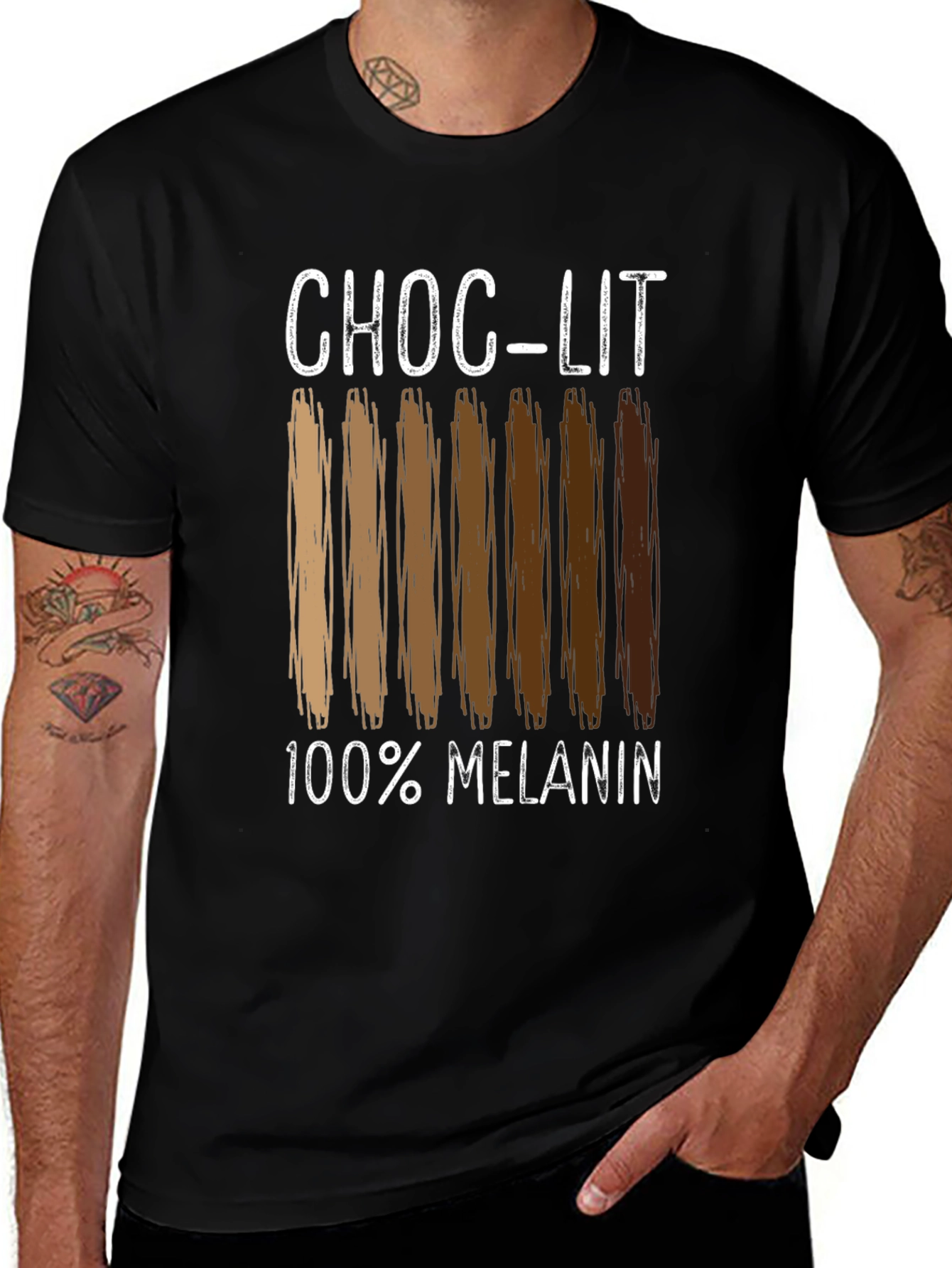Choc-Lit 100% Melanin T-Shirt