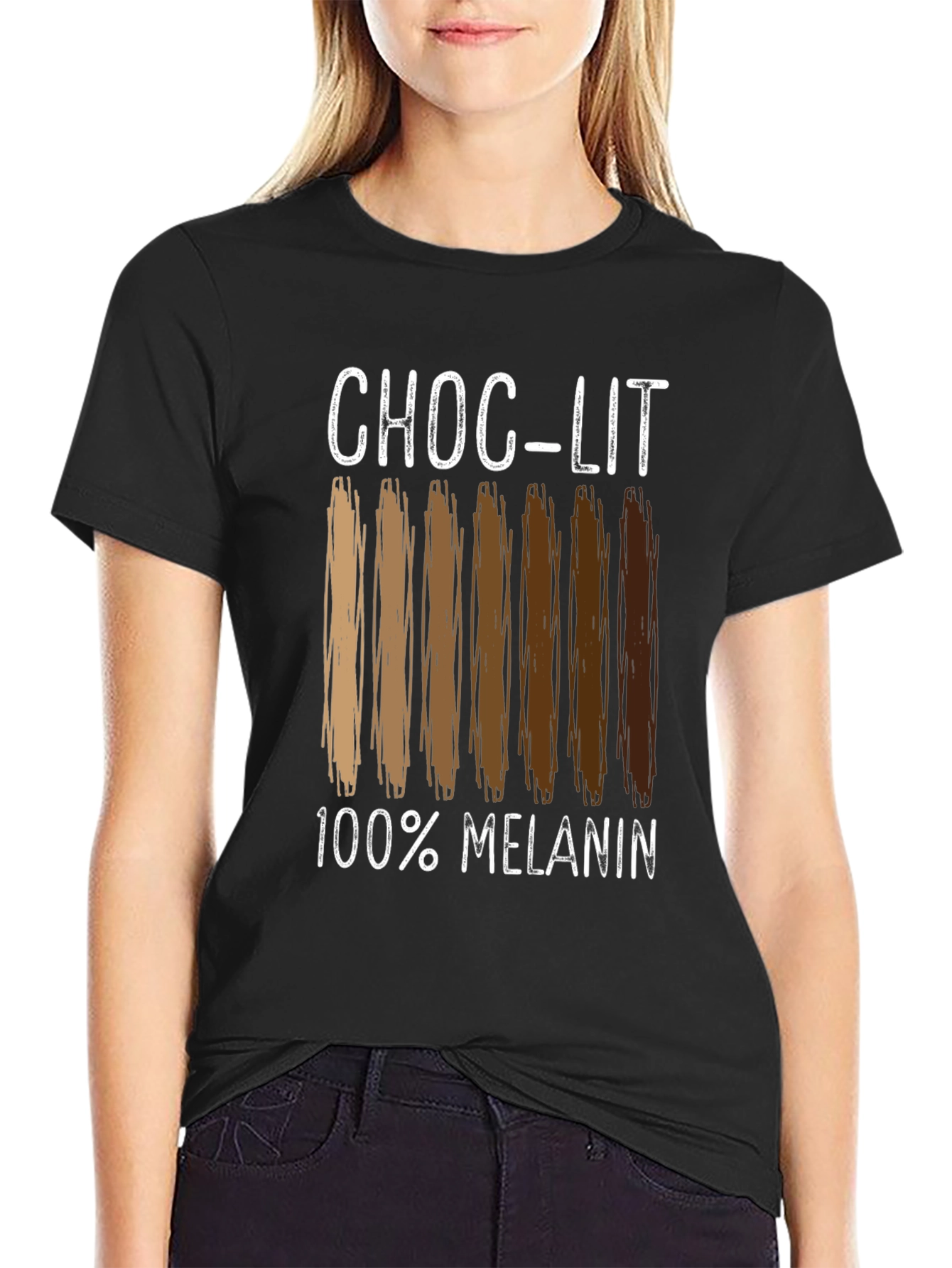 Choc-Lit 100% Melanin T-Shirt