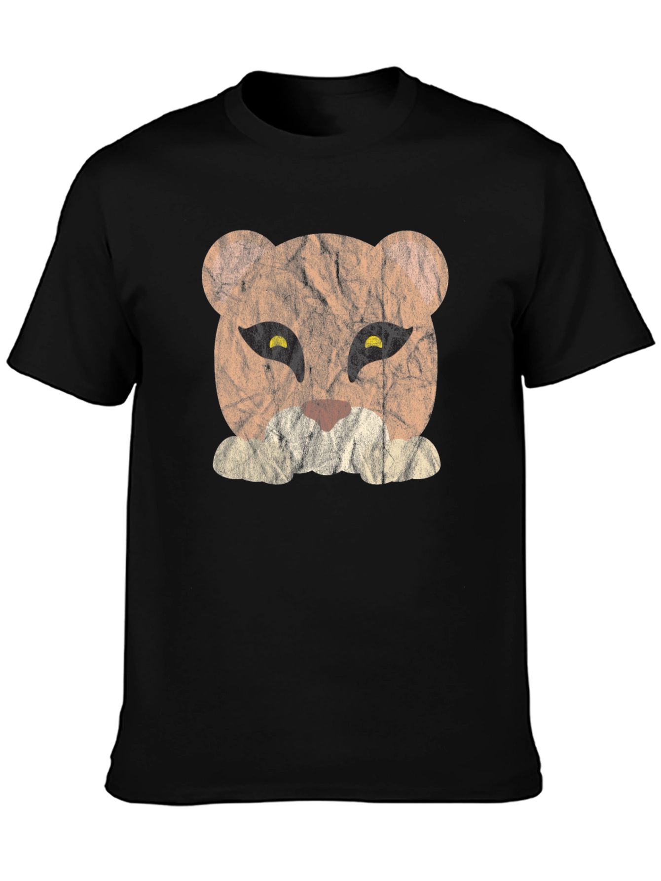 Lioness Graphic Tee - Distressed Design