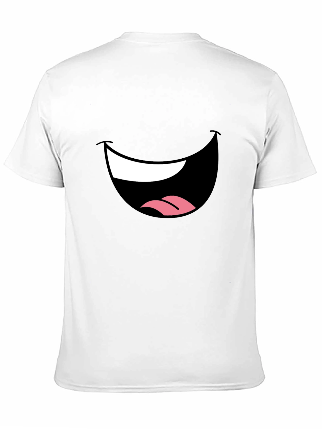 Funny Face Graphic Black T-Shirt