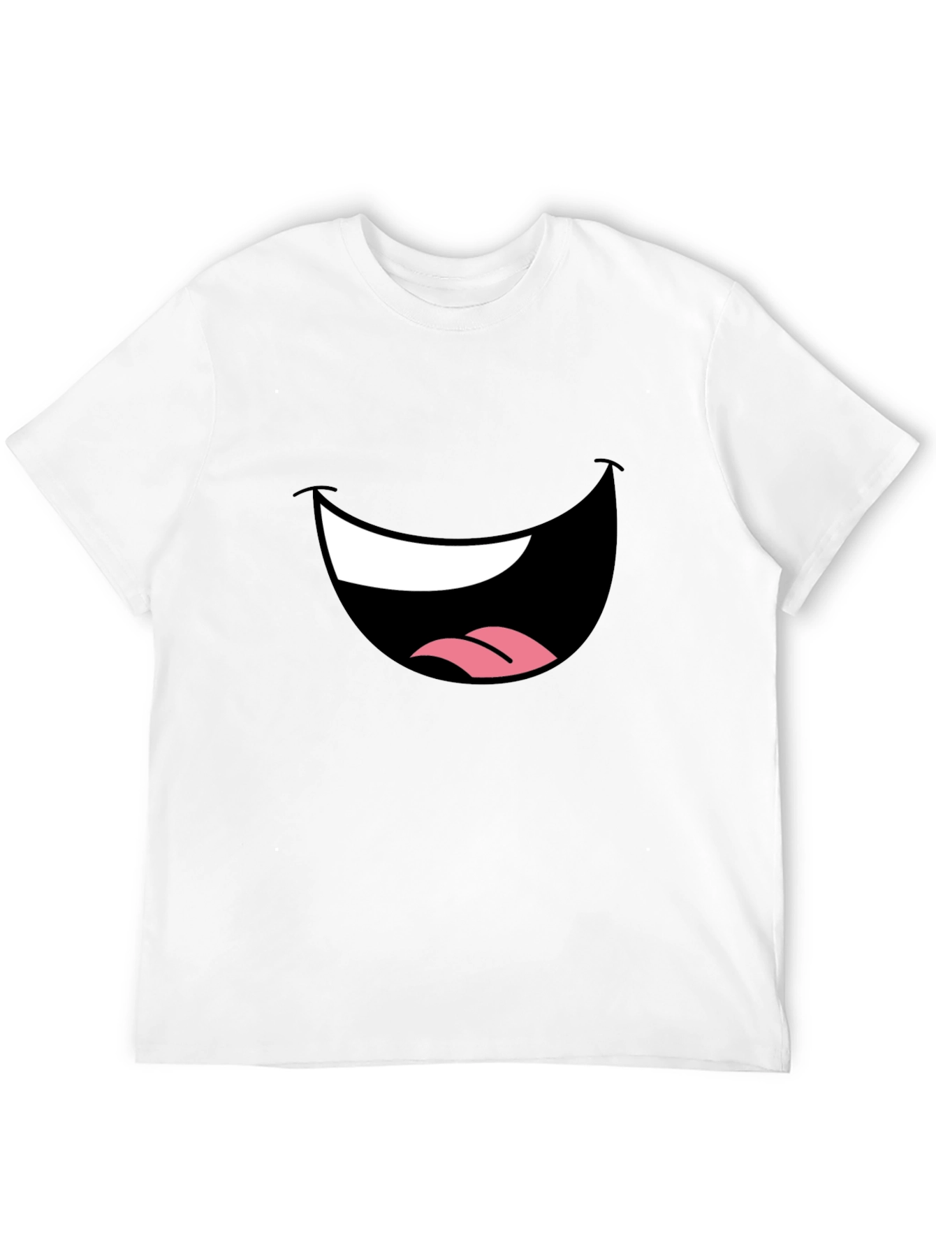 Funny Face Graphic Black T-Shirt