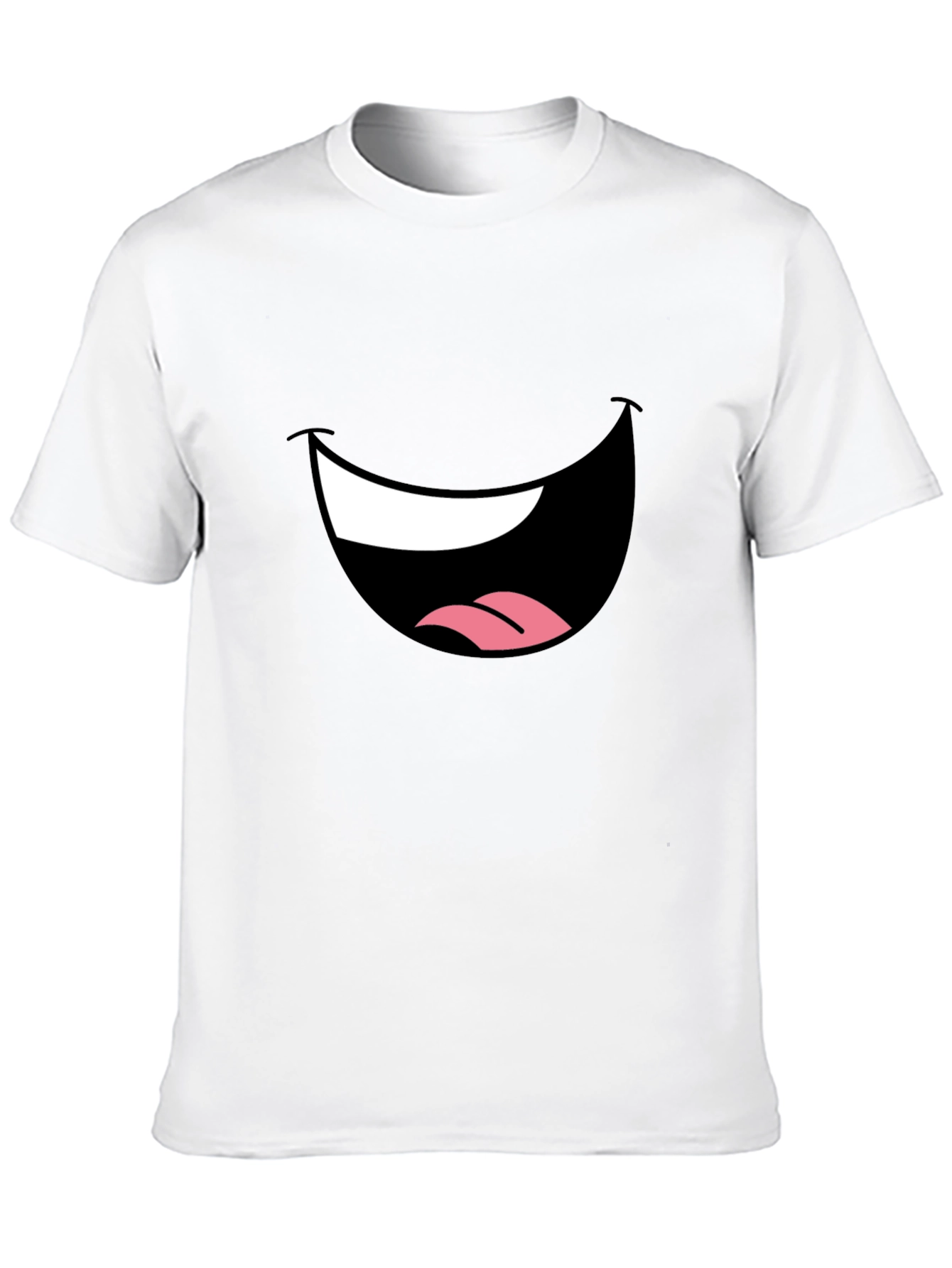 Funny Face Graphic Black T-Shirt