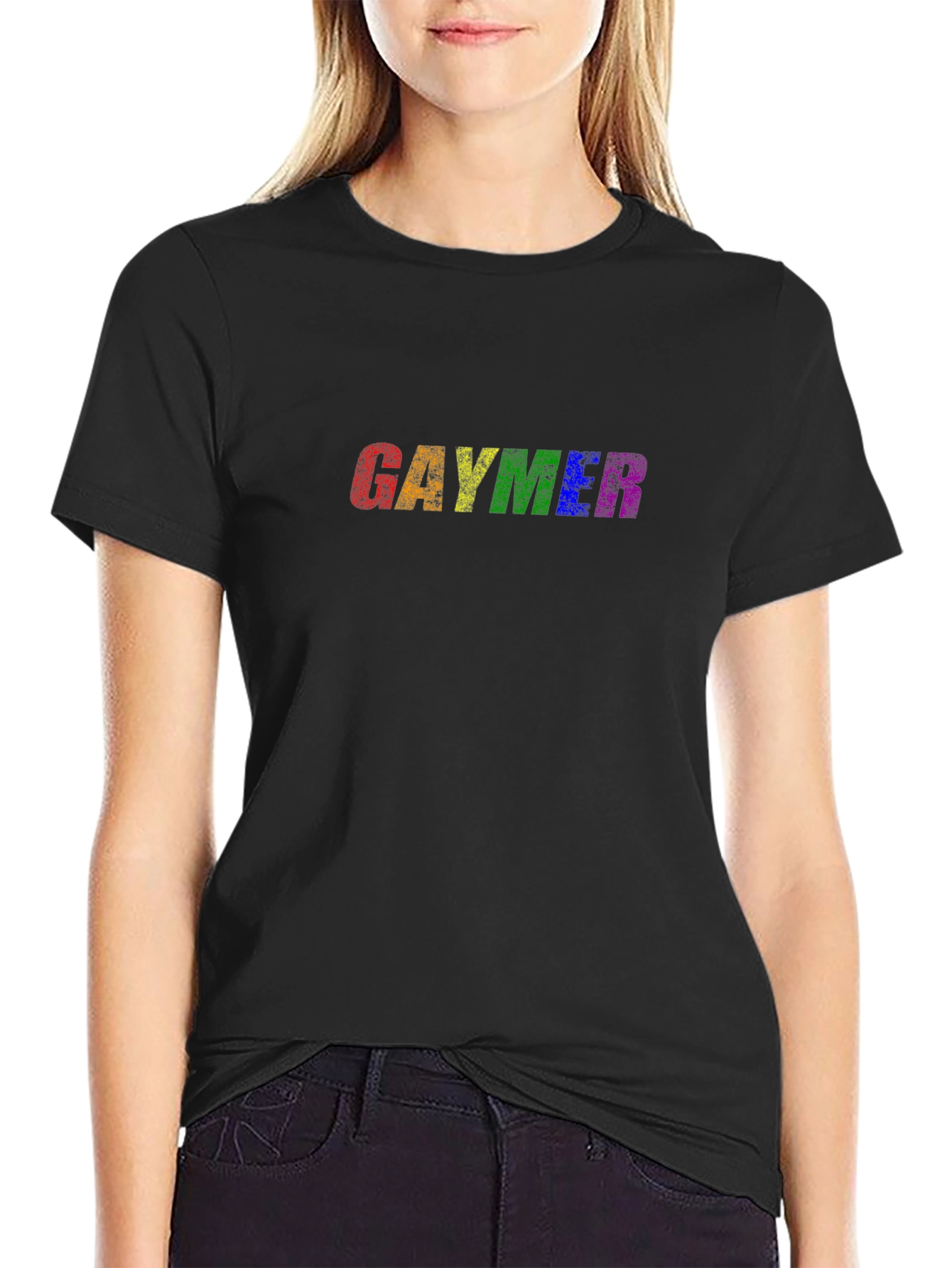 Gaymer Pride T-Shirt - Rainbow Gamer Tee