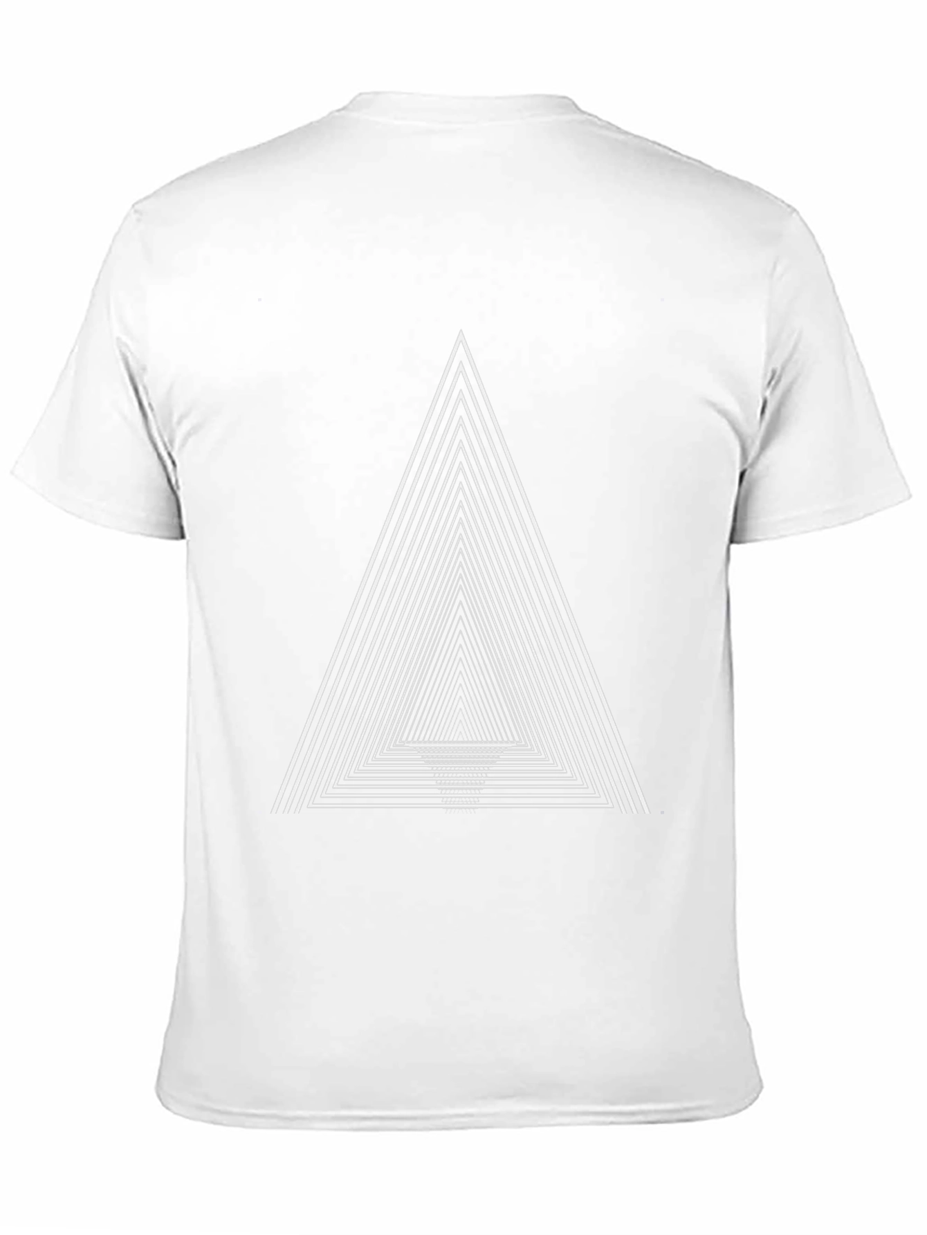 Geometric Triangle T-Shirt - Modern Minimalist Design