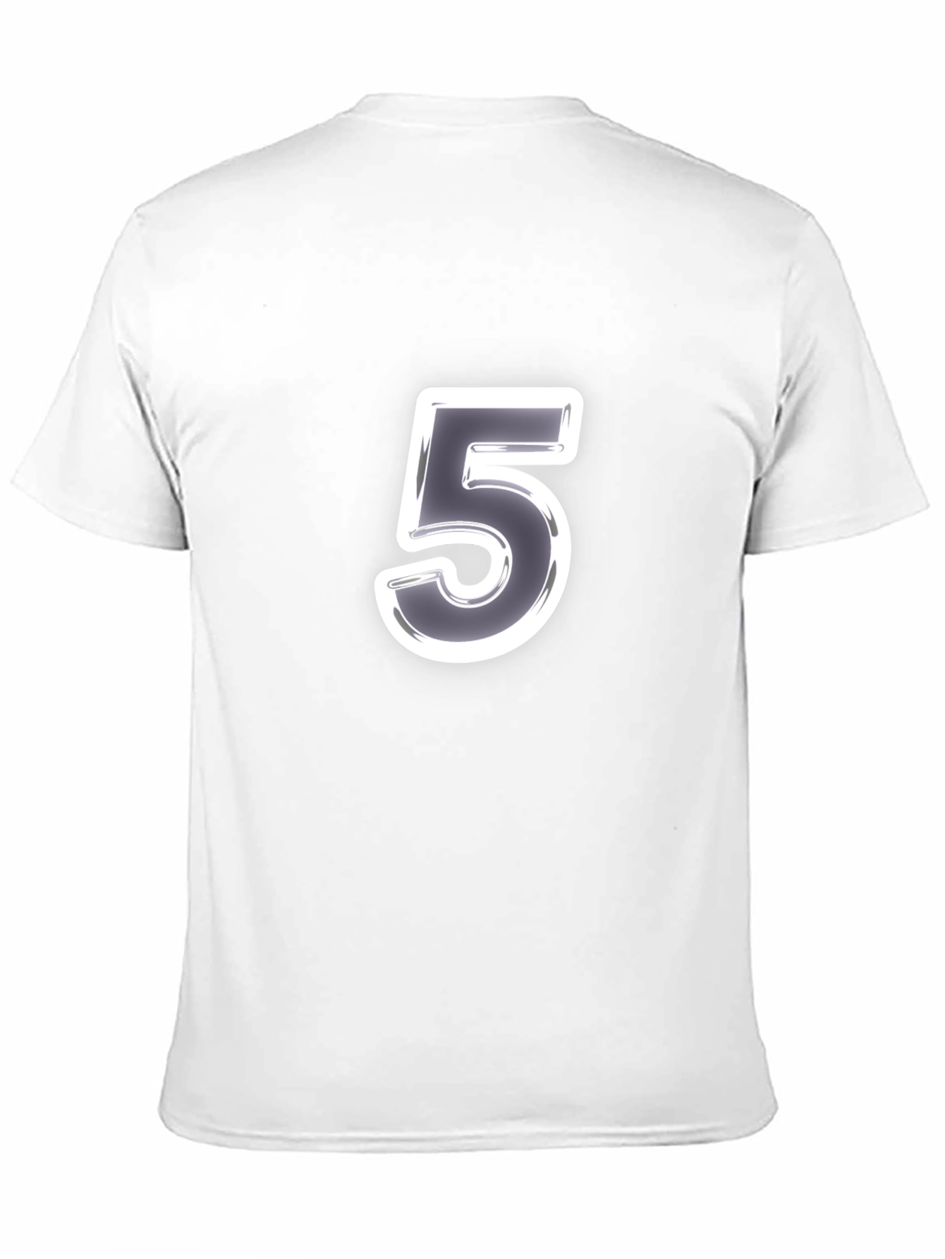Number 5 Graphic Tee - Classic Black T-Shirt