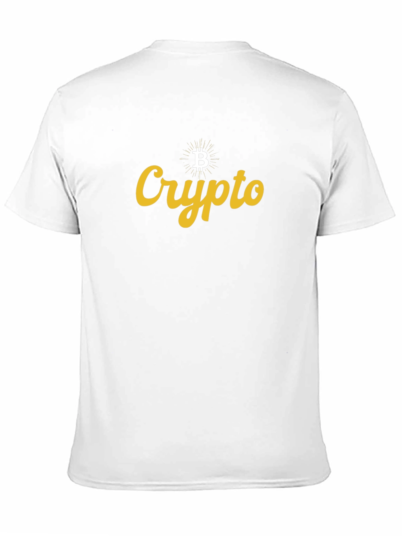 Crypto Bitcoin Graphic Black T-Shirt
