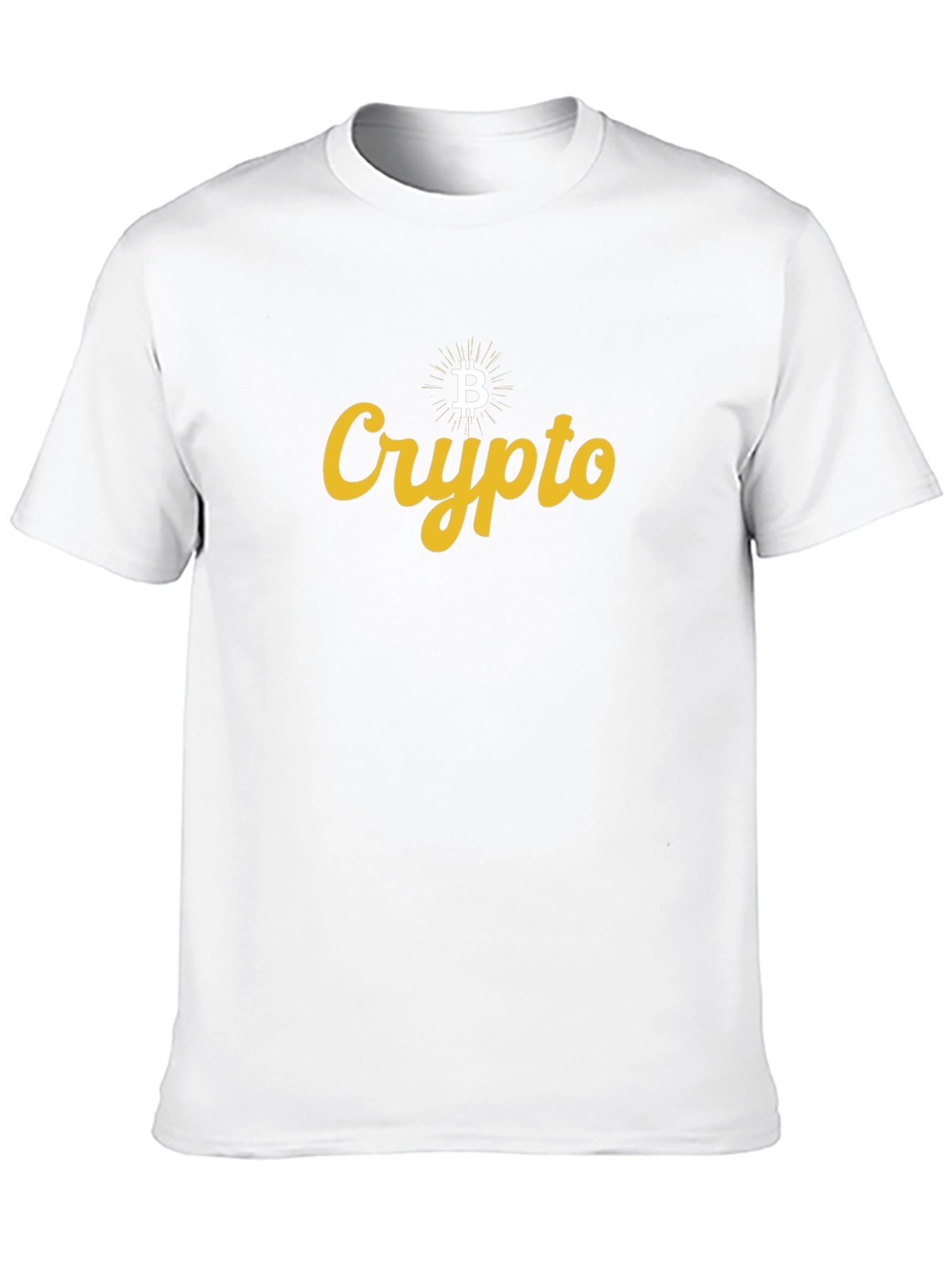 Crypto Bitcoin Graphic Black T-Shirt