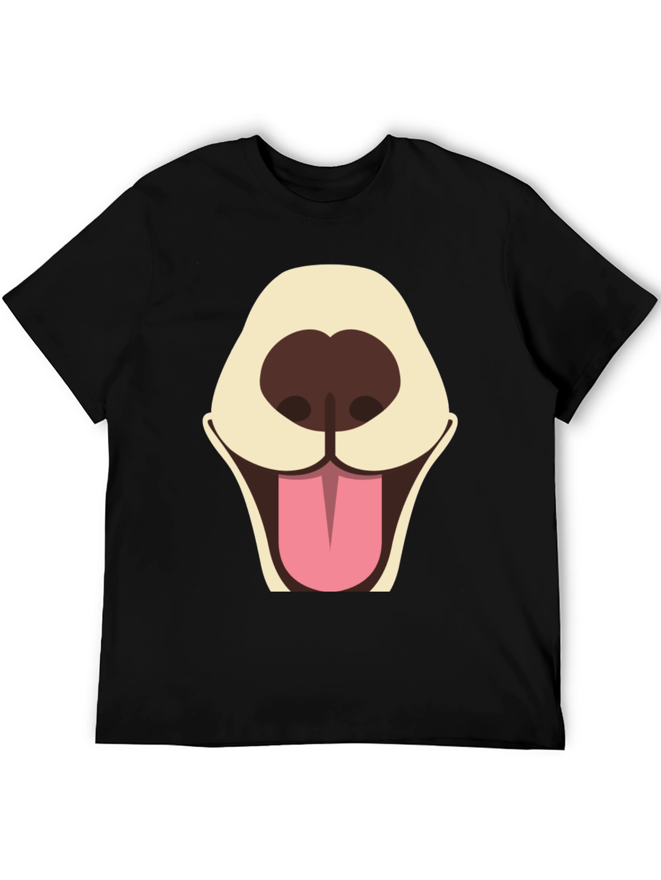 Dog Face Graphic Tee - Funny Animal Shirt
