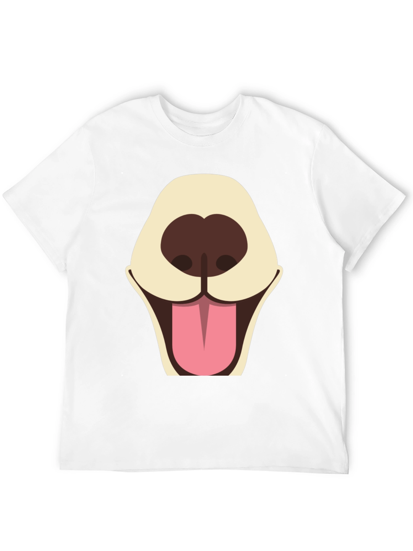 Dog Face Graphic Tee - Funny Animal Shirt