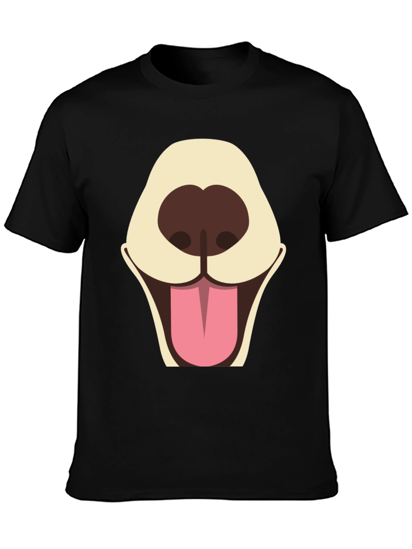 Dog Face Graphic Tee - Funny Animal Shirt
