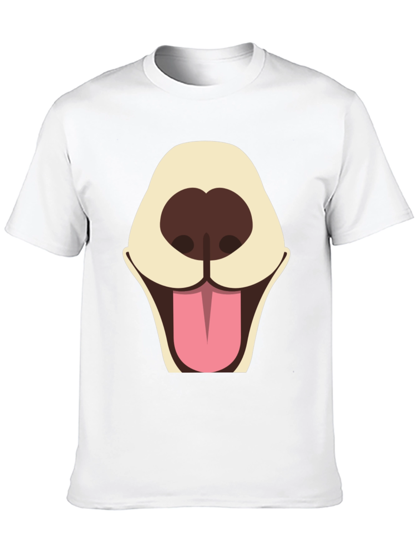Dog Face Graphic Tee - Funny Animal Shirt