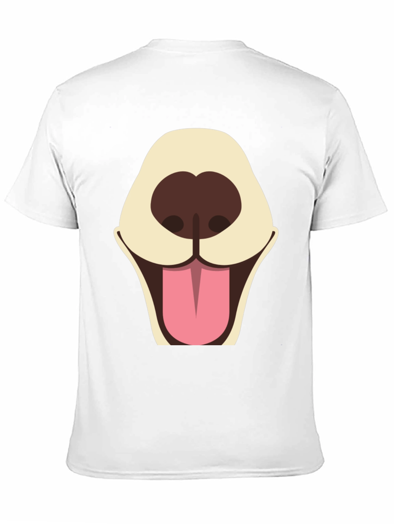 Dog Face Graphic Tee - Funny Animal Shirt