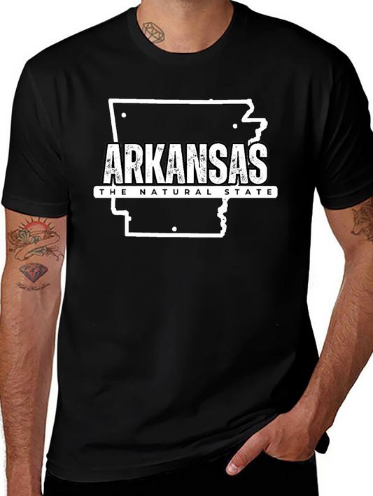Arkansas State Pride Tee - Natural State Souvenir