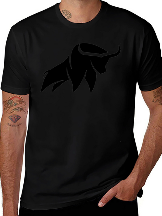 Black Bull Graphic Tee - Stylish & Comfortable
