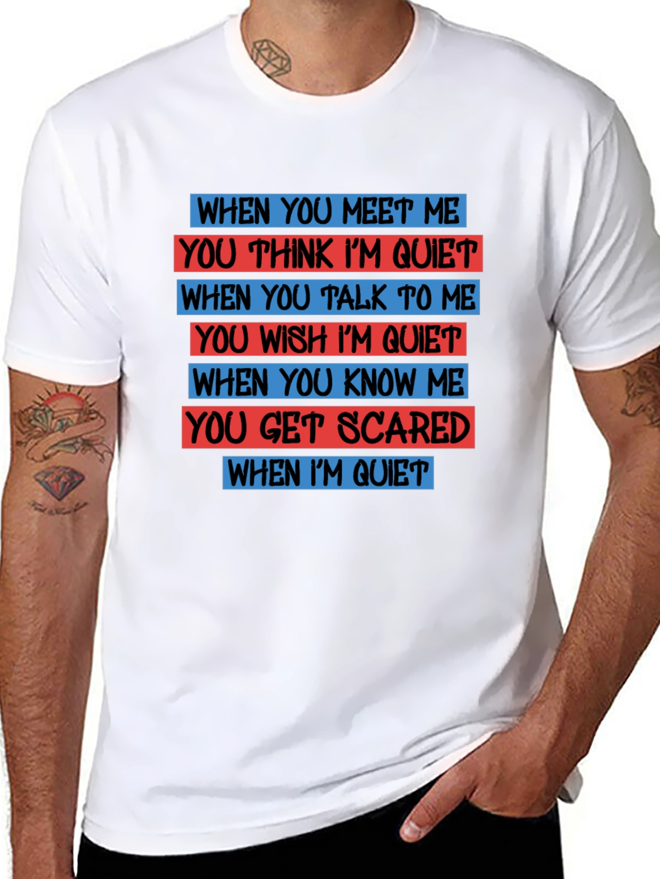 Quiet Person T-Shirt - Funny Novelty Tee