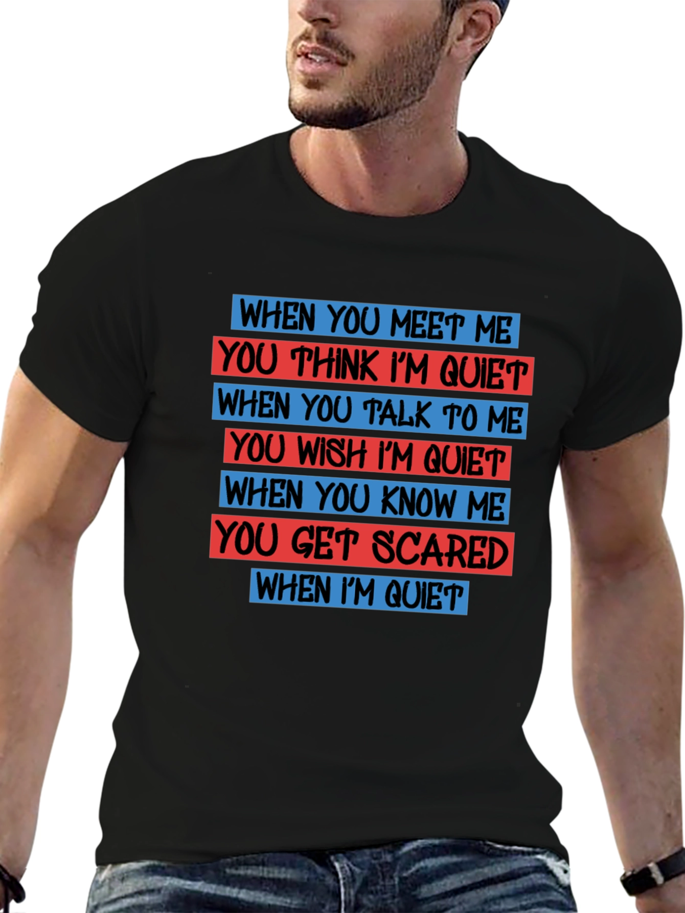 Quiet Person T-Shirt - Funny Novelty Tee