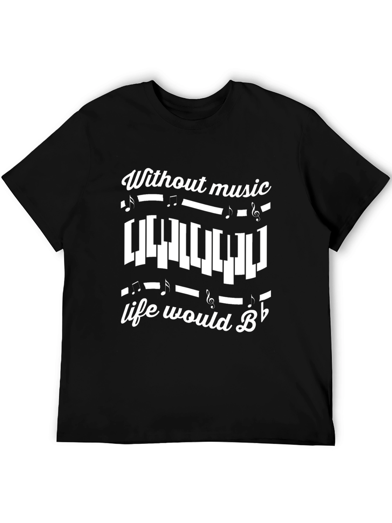 Music Lover Black T-Shirt