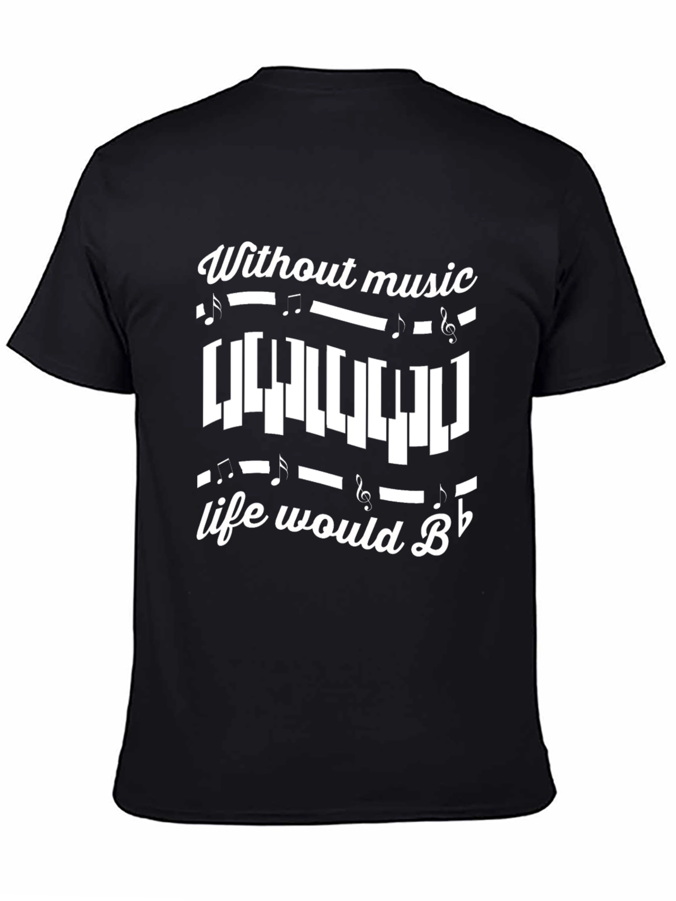 Music Lover Black T-Shirt