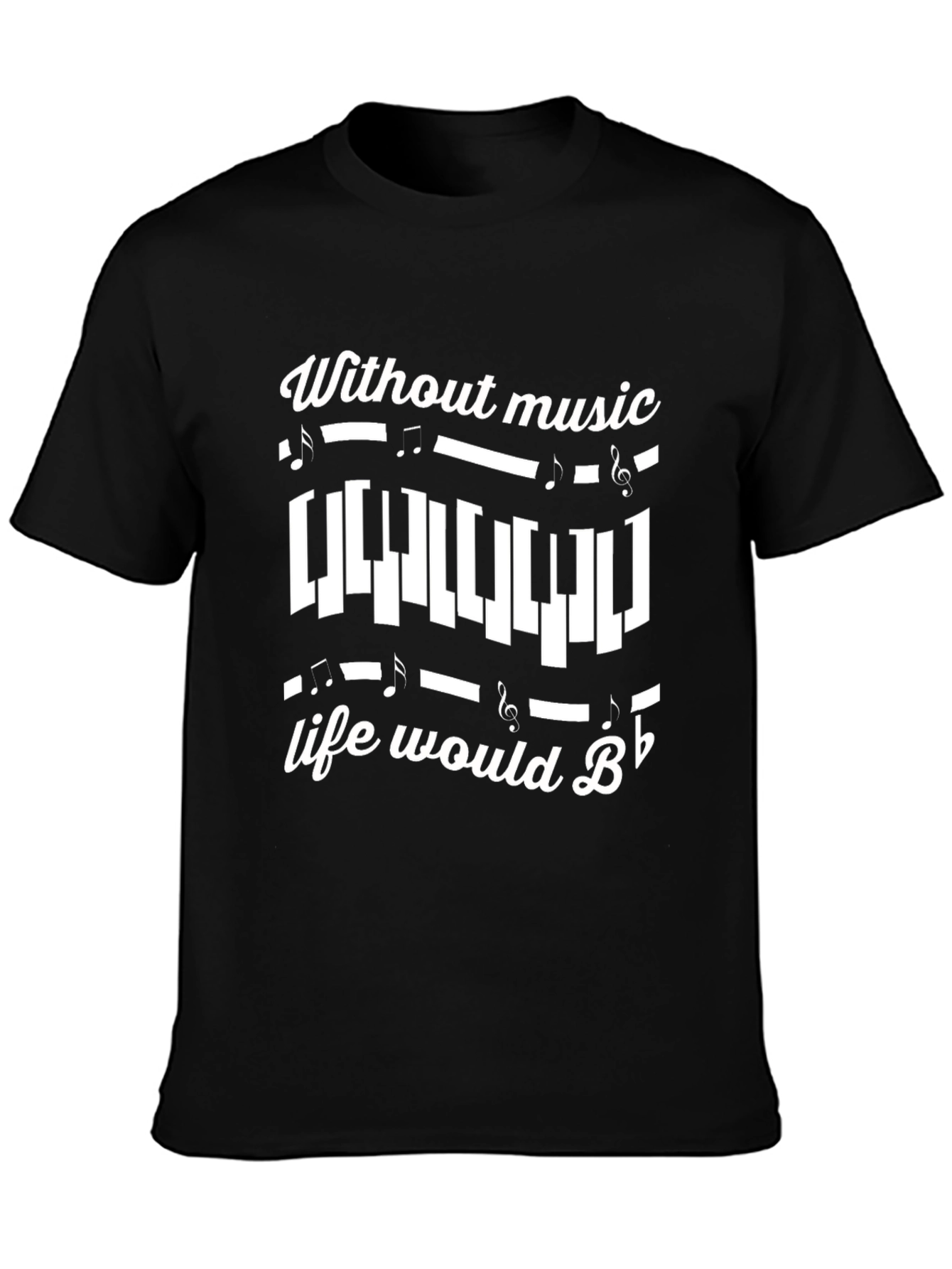 Music Lover Black T-Shirt