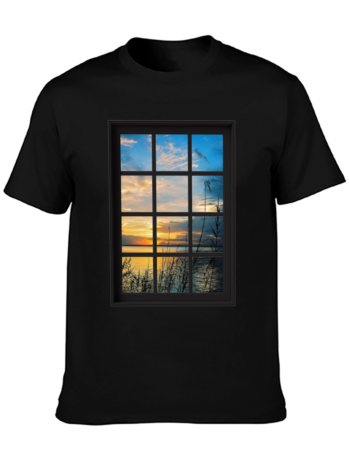 Window to Sunset T-Shirt - Unique Design