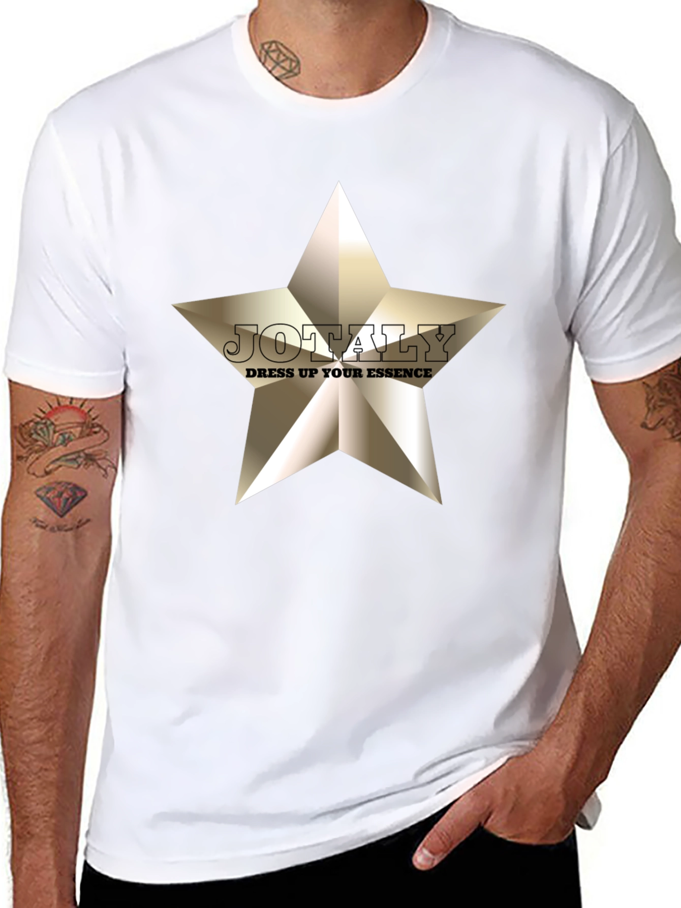 JOTALY Star Graphic T-Shirt - Dress Up Your Essence!