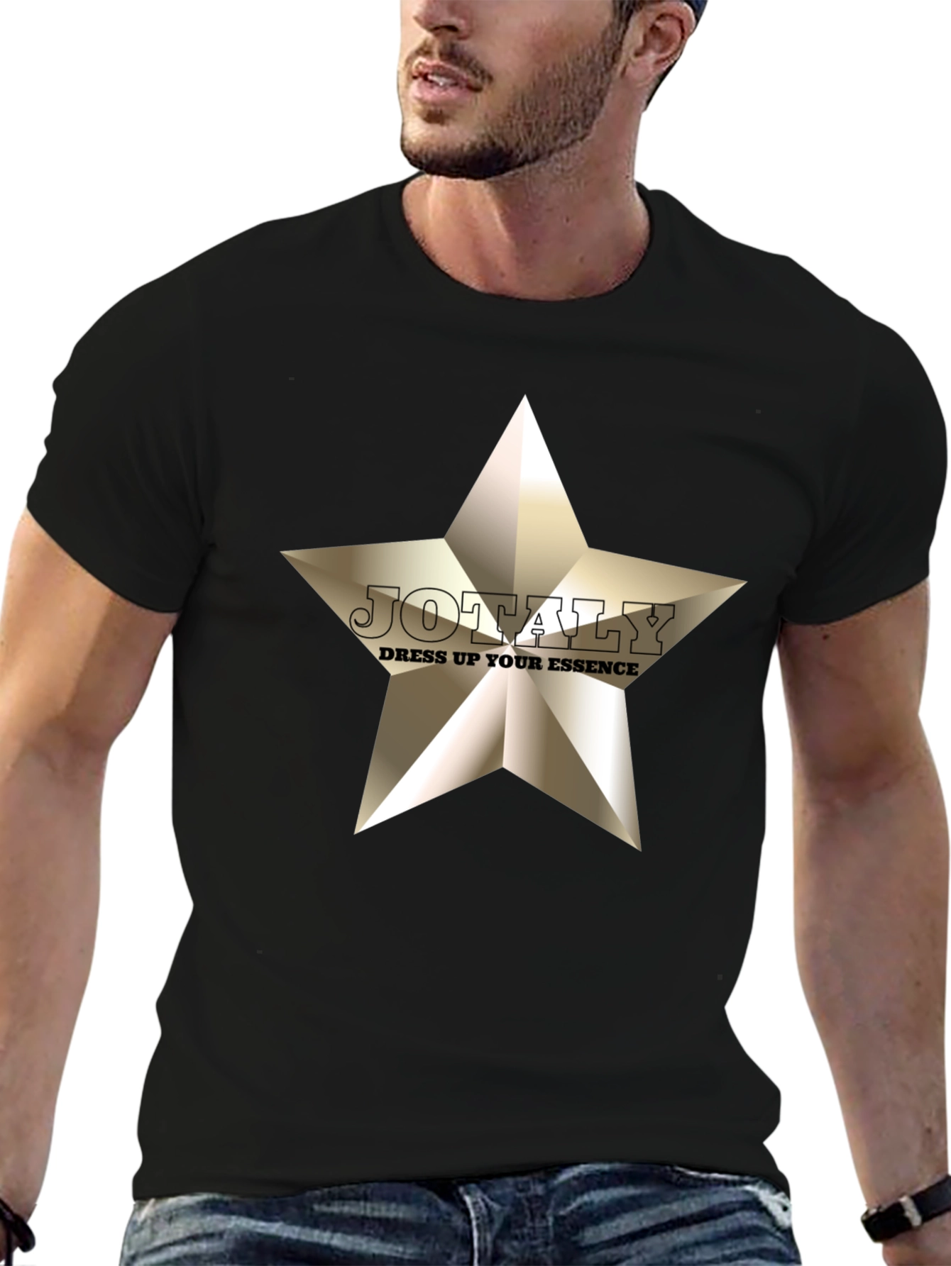 JOTALY Star Graphic T-Shirt - Dress Up Your Essence!