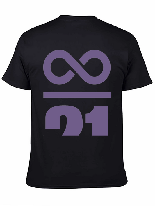 Abstract Infinity Division T-Shirt - Modern Graphic Tee
