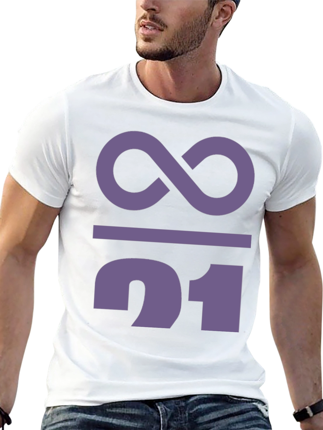 Abstract Infinity Division T-Shirt - Modern Graphic Tee