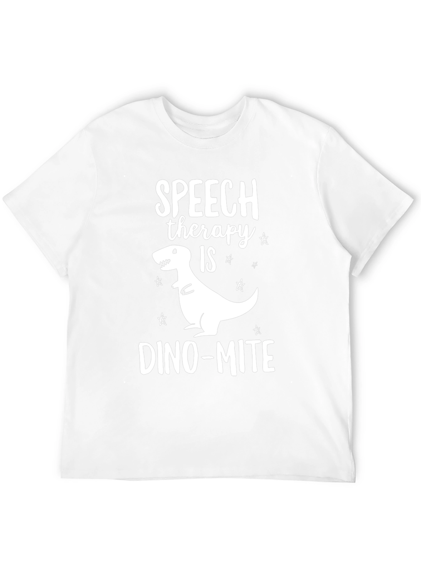 Speech Therapy Dino-mite Black T-Shirt