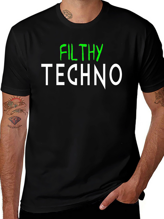 Filthy Techno Graphic T-Shirt