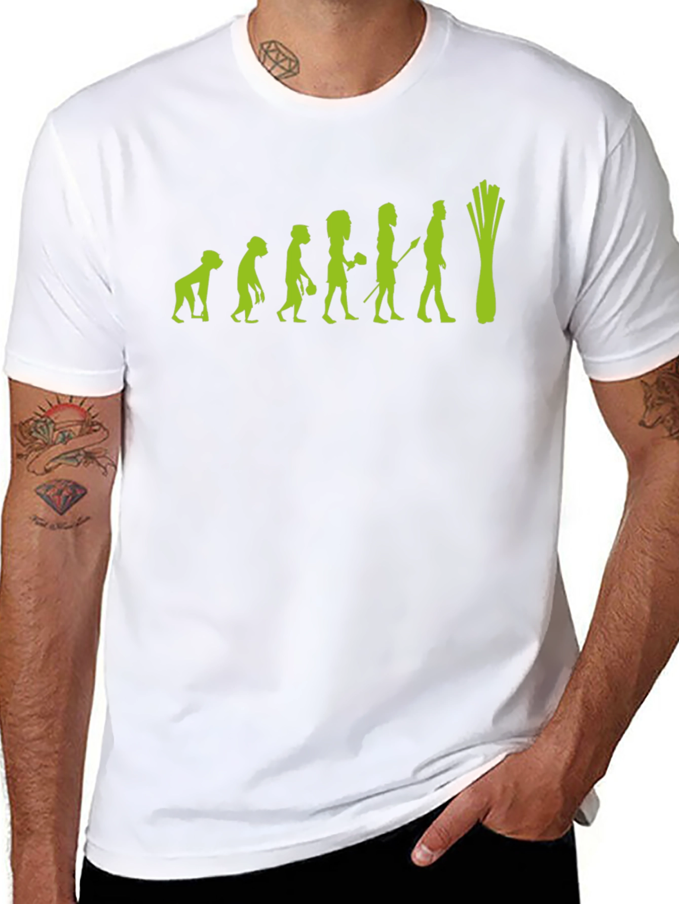 Evolution of Leek Funny T-Shirt