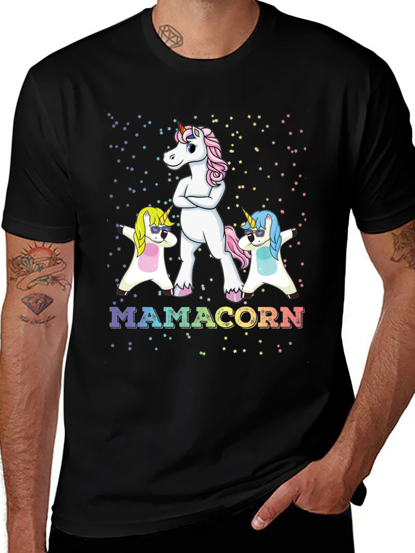 Mamacorn T-Shirt: Unicorn Family Fun