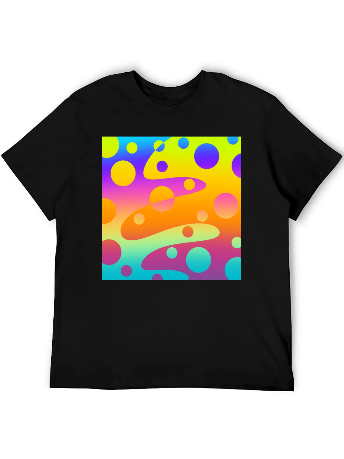Retro Swirl Tee - Vivid Circle Print