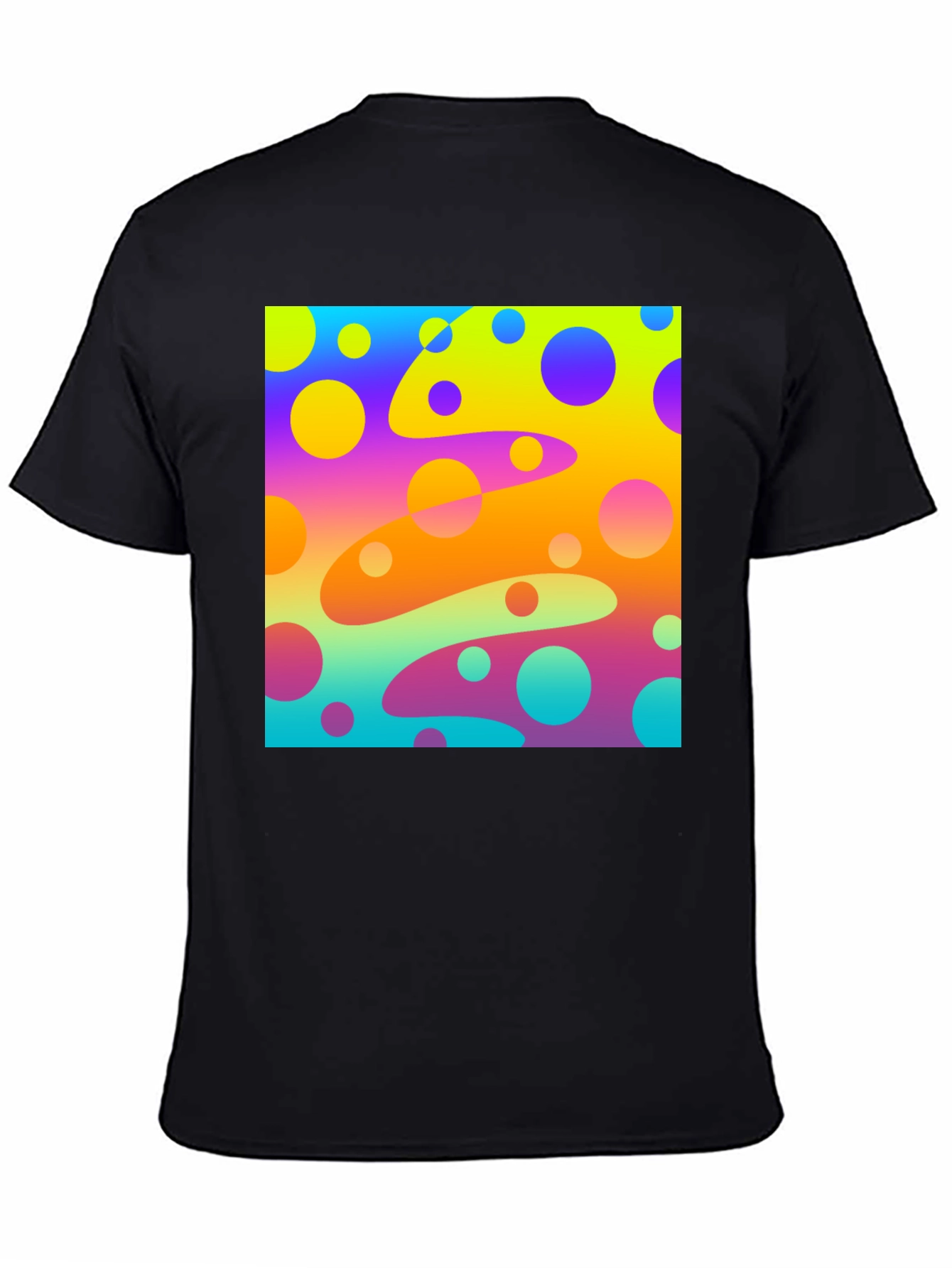 Retro Swirl Tee - Vivid Circle Print