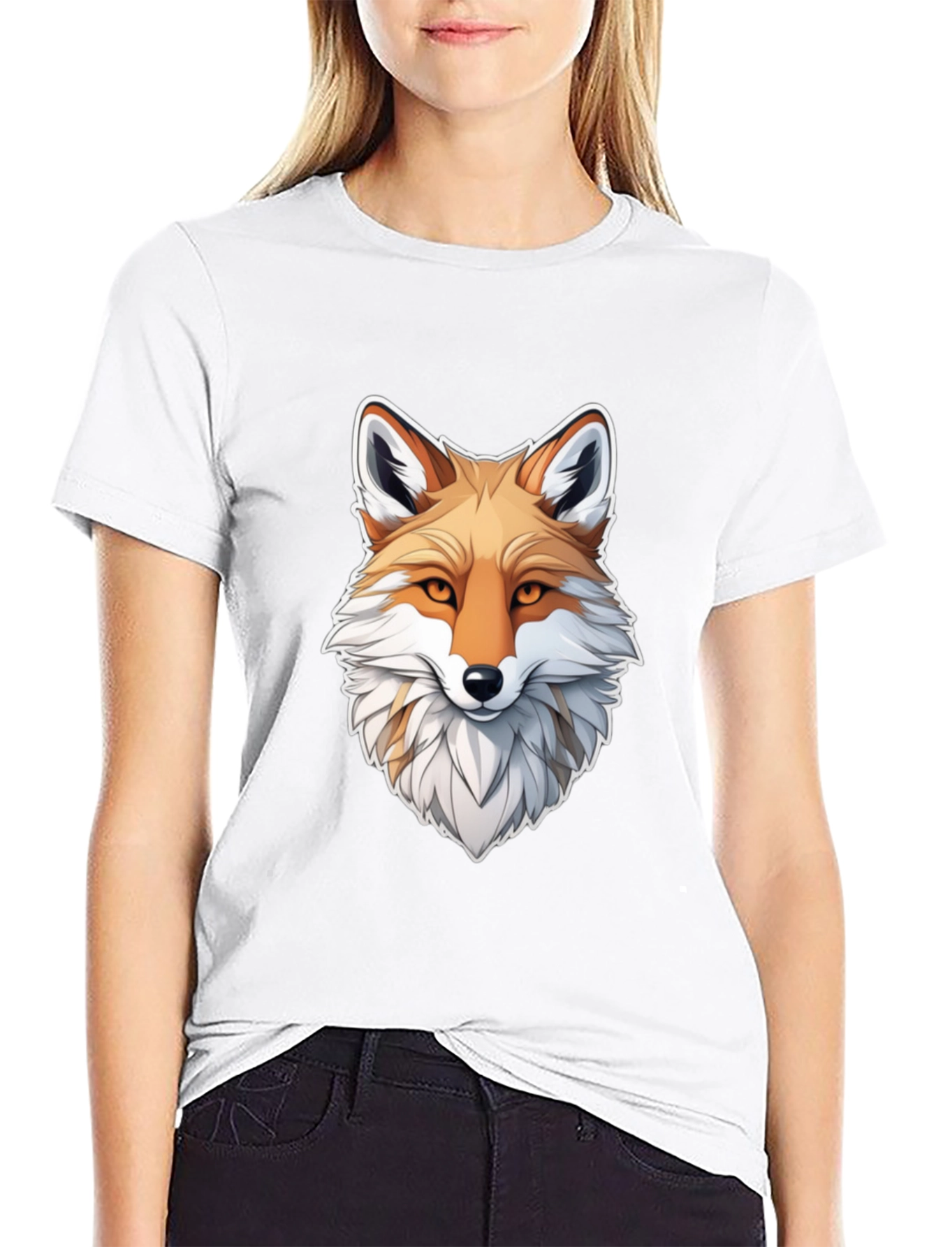 Fox Graphic Black T-Shirt for Men