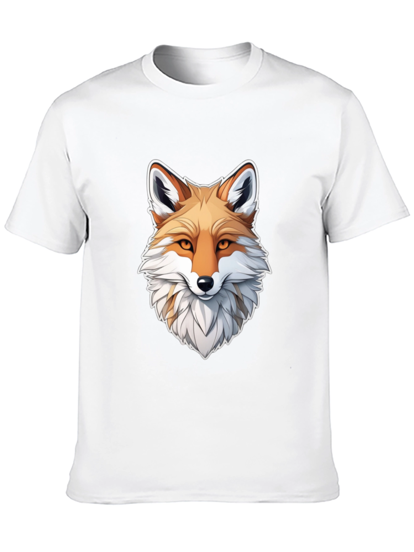 Fox Graphic Black T-Shirt for Men