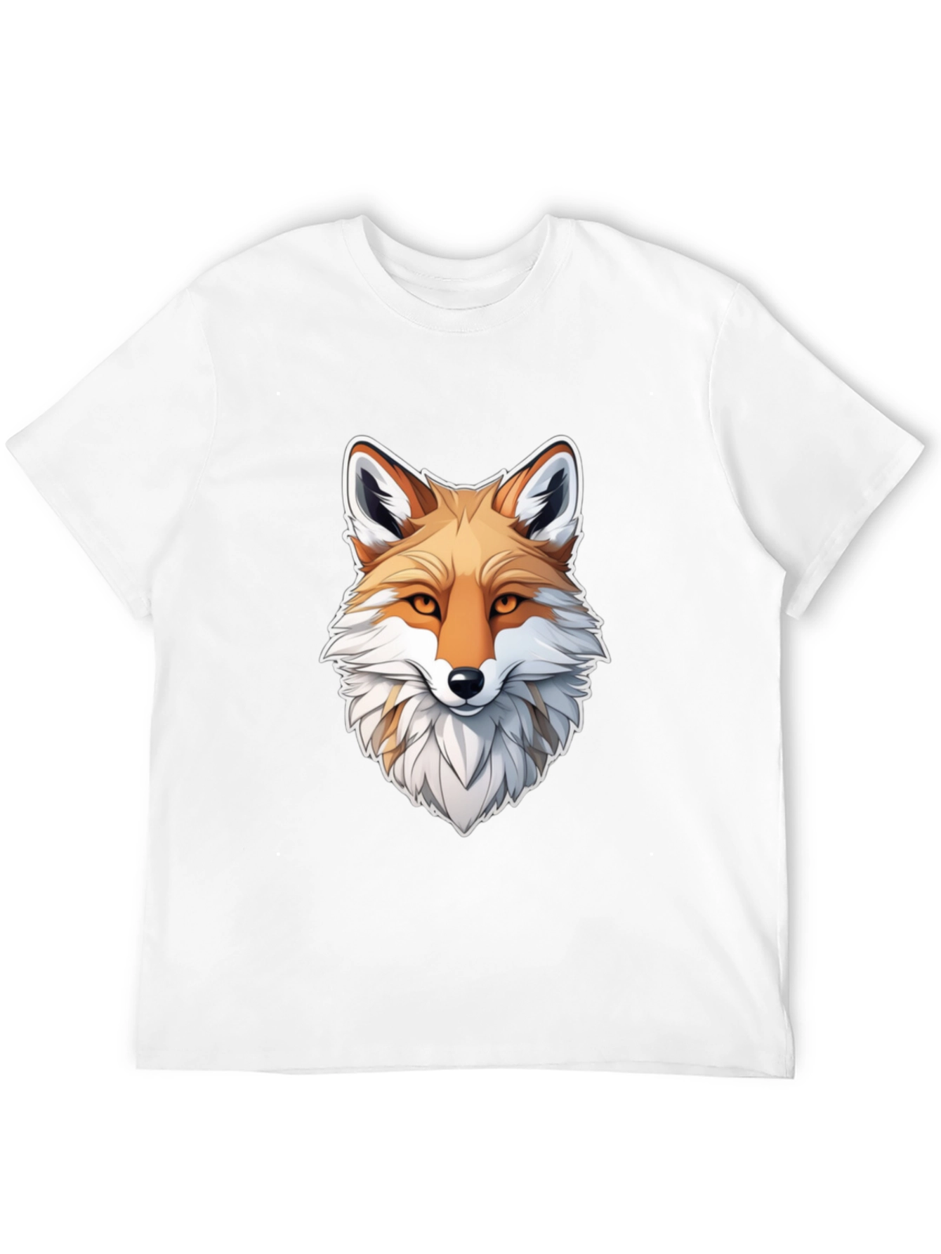 Fox Graphic Black T-Shirt for Men