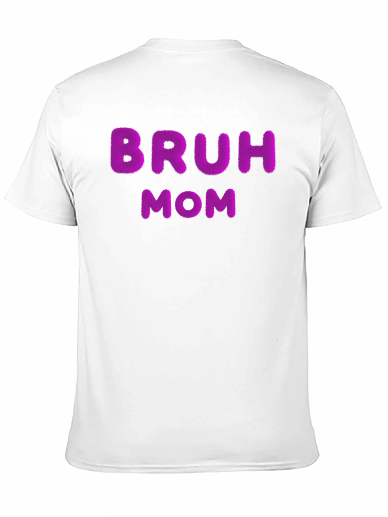 Bruh Mom Graphic T-Shirt - Casual Crew Neck Tee