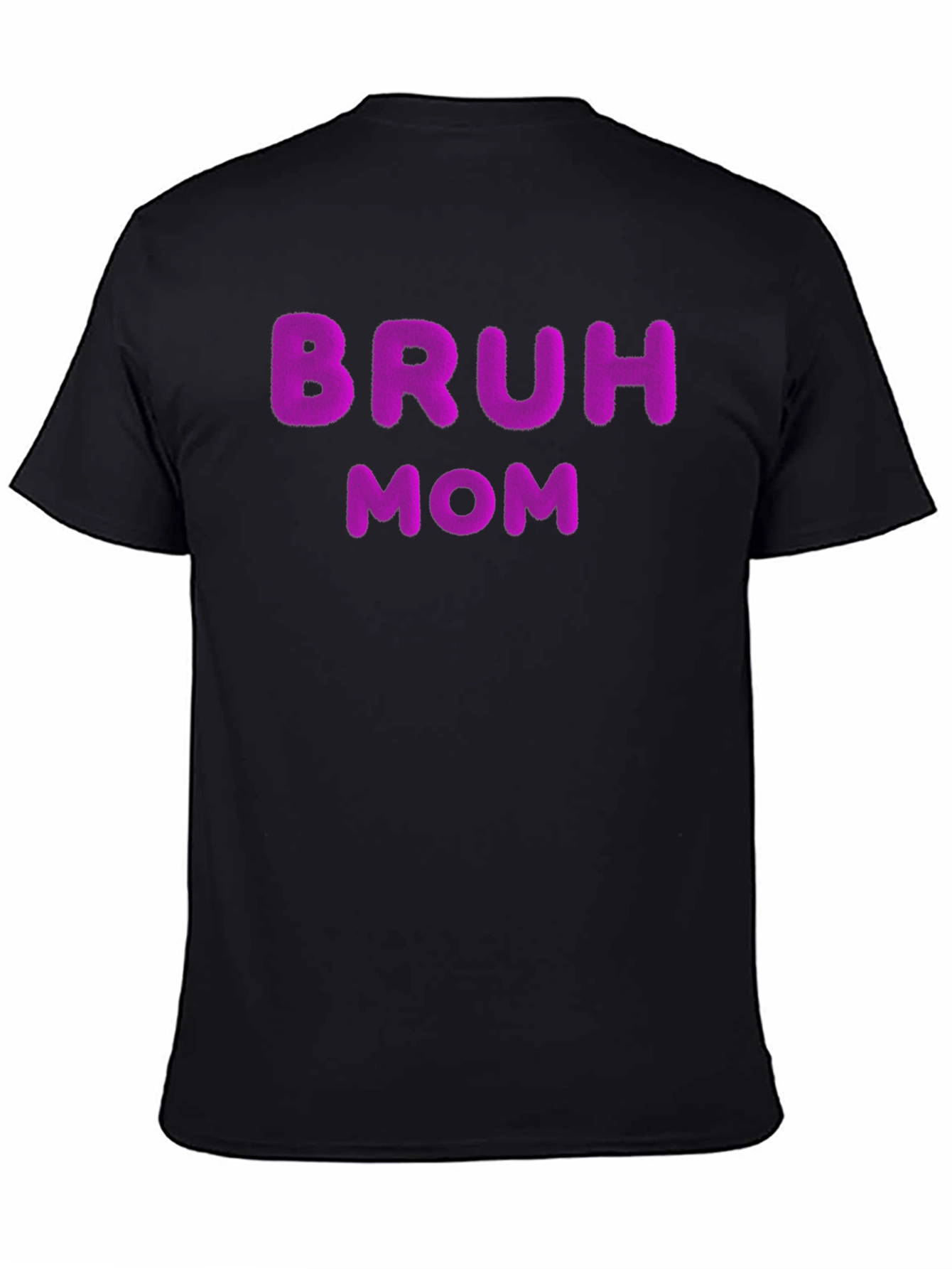 Bruh Mom Graphic T-Shirt - Casual Crew Neck Tee