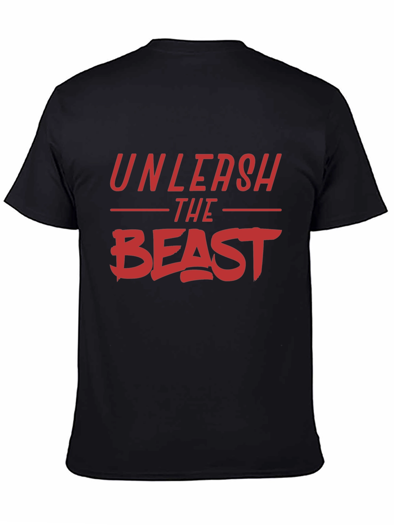 Unleash The Beast Graphic T-Shirt - Black