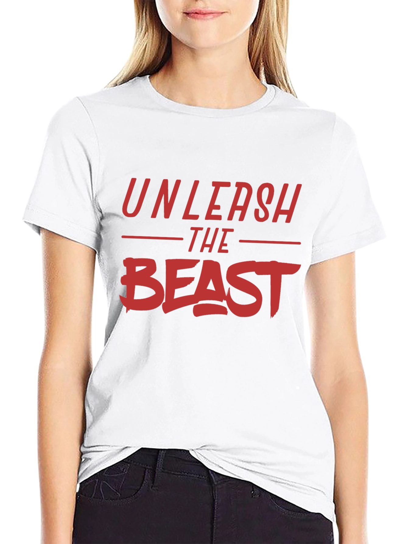 Unleash The Beast Graphic T-Shirt - Black