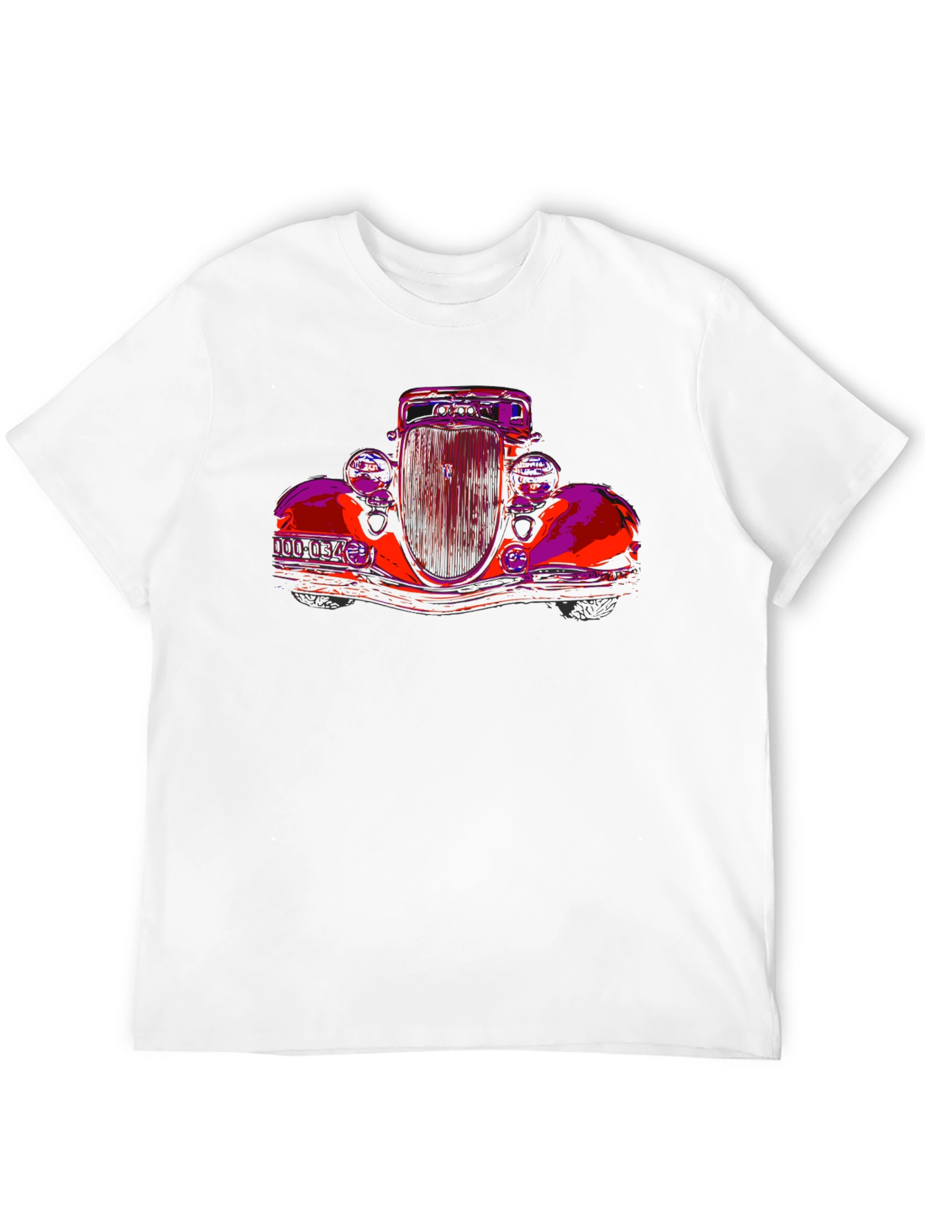 Classic Car Graphic Tee - Retro Style