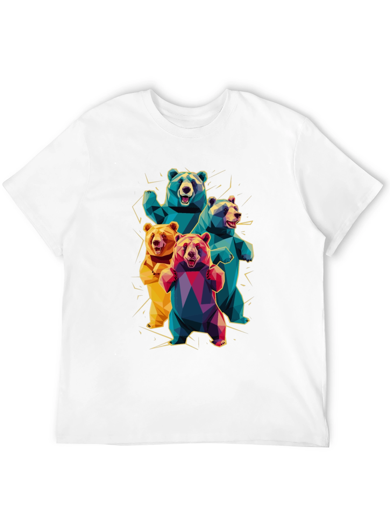 Geometric Bear T-Shirt