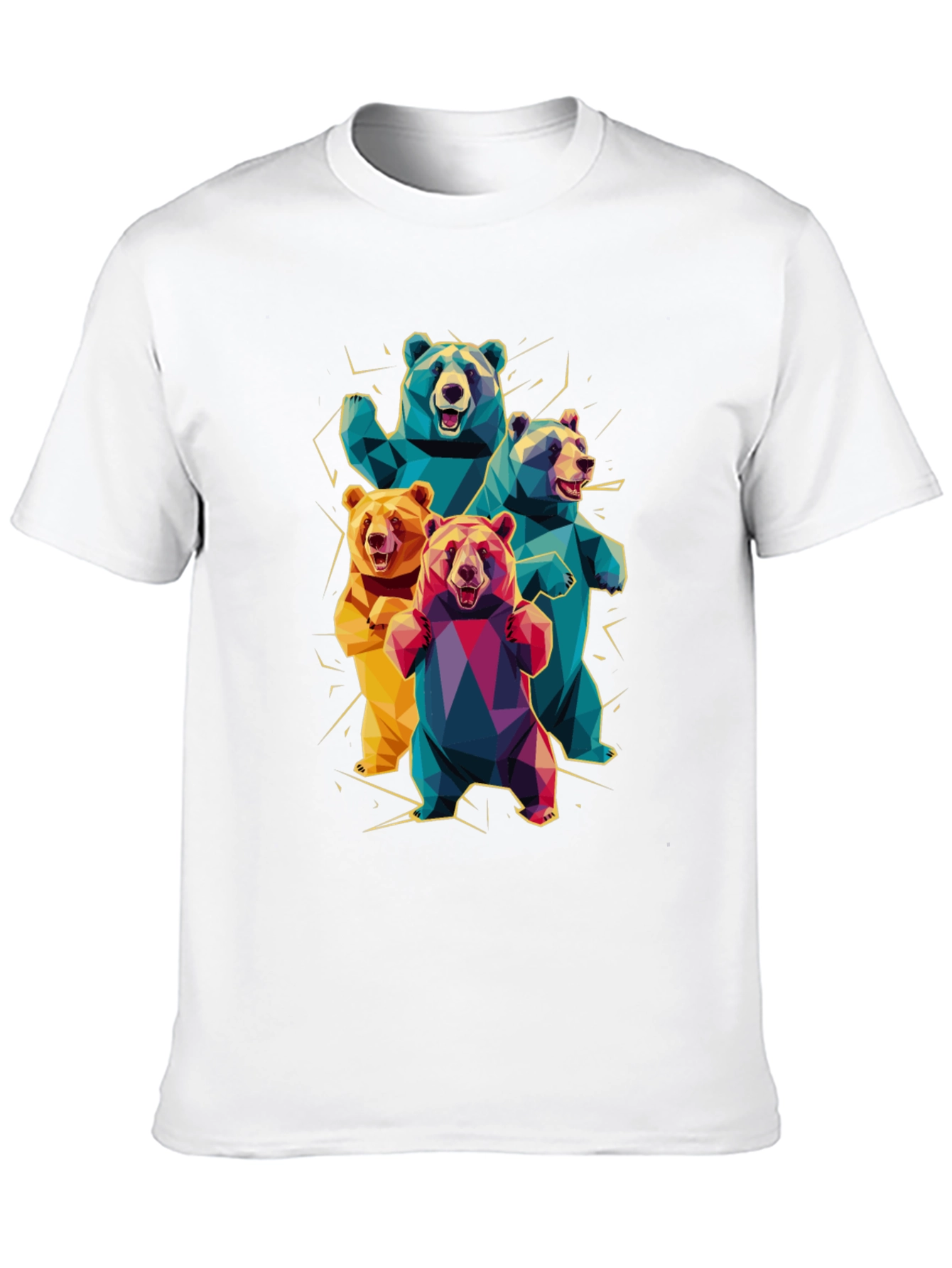 Geometric Bear T-Shirt