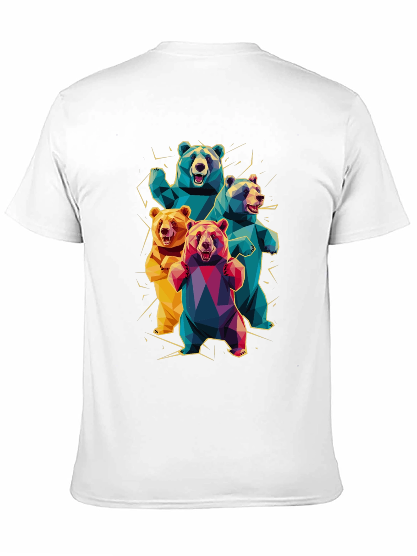 Geometric Bear T-Shirt