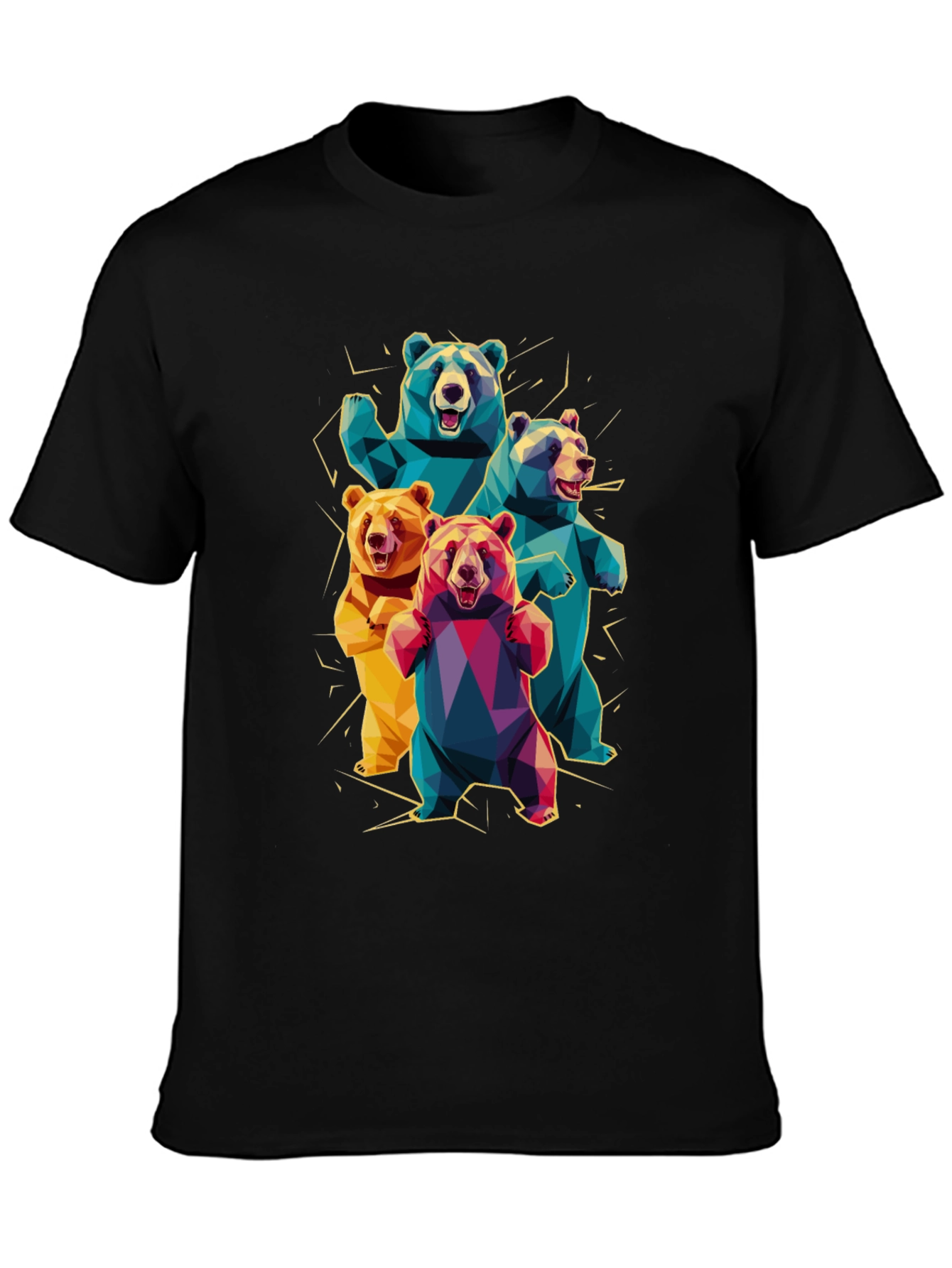 Geometric Bear T-Shirt