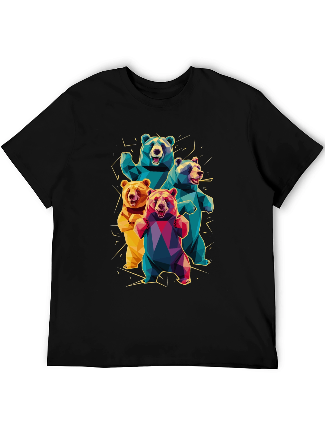 Geometric Bear T-Shirt