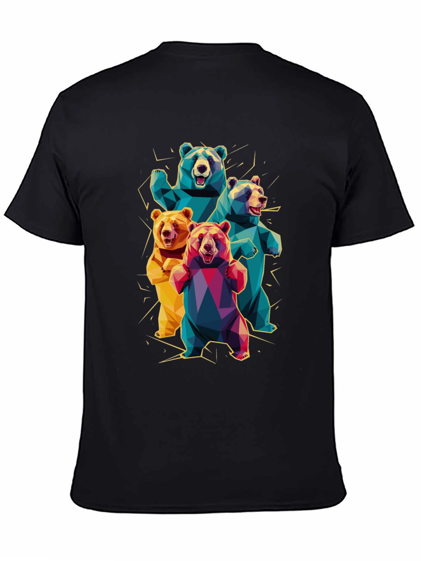 Geometric Bear T-Shirt