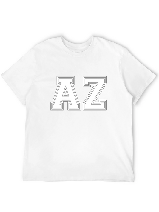 AZ Varsity Style Black T-Shirt
